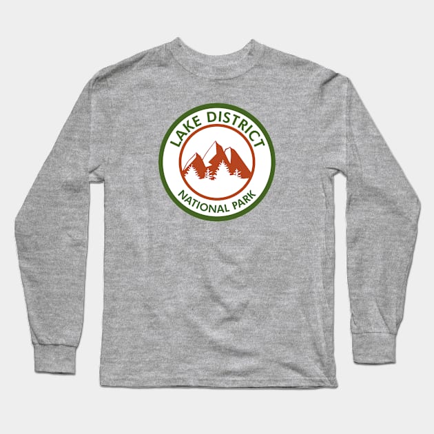 Lake District National Park Long Sleeve T-Shirt by esskay1000